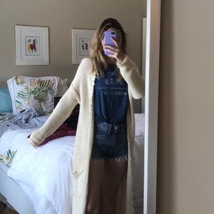 Free People Long Cardigan